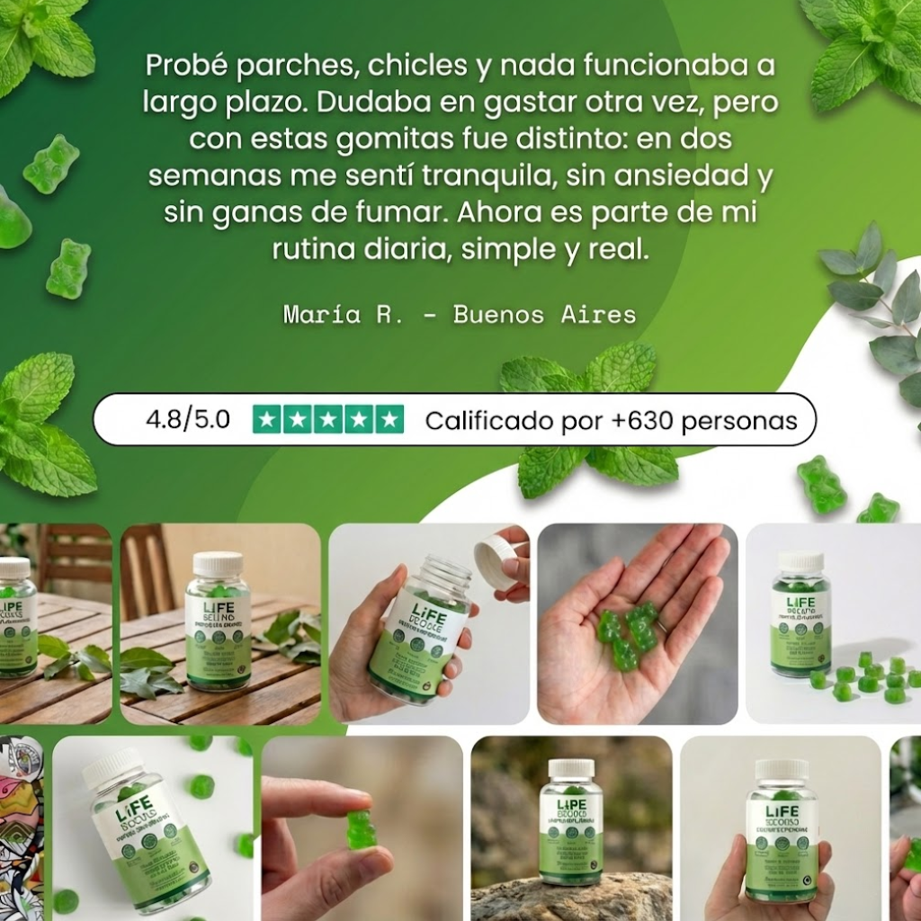 Gomitas para dejar el humo