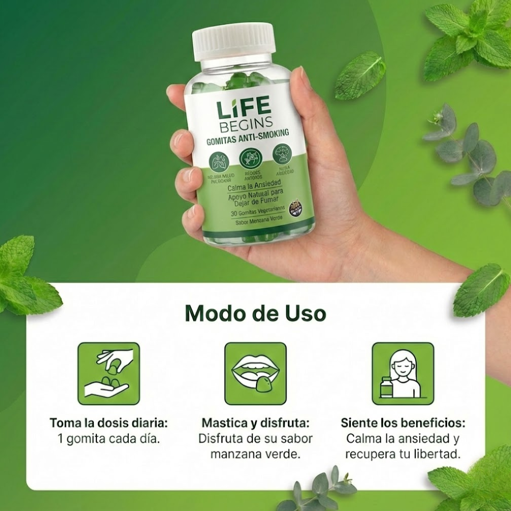 Gomitas para dejar el humo
